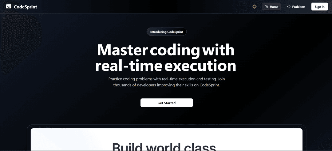 CodeSprint - An Ultimate Code Editor